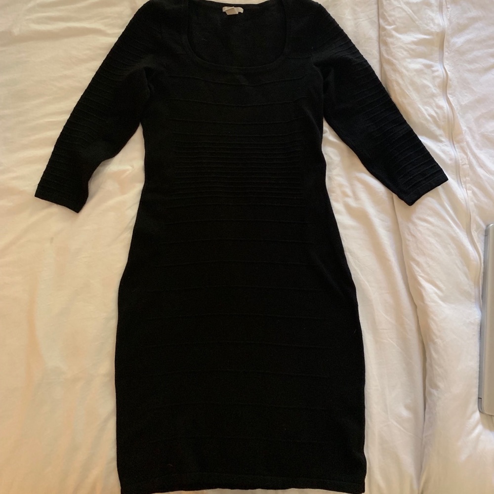 HM black sweater dress. Excellent condition